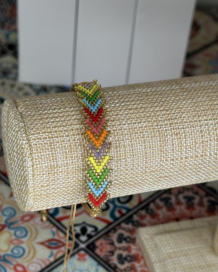 Rainbow Chevron Bracelet | I Think So