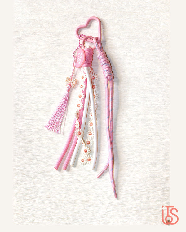 Daisy Ribbon Tassel Charm